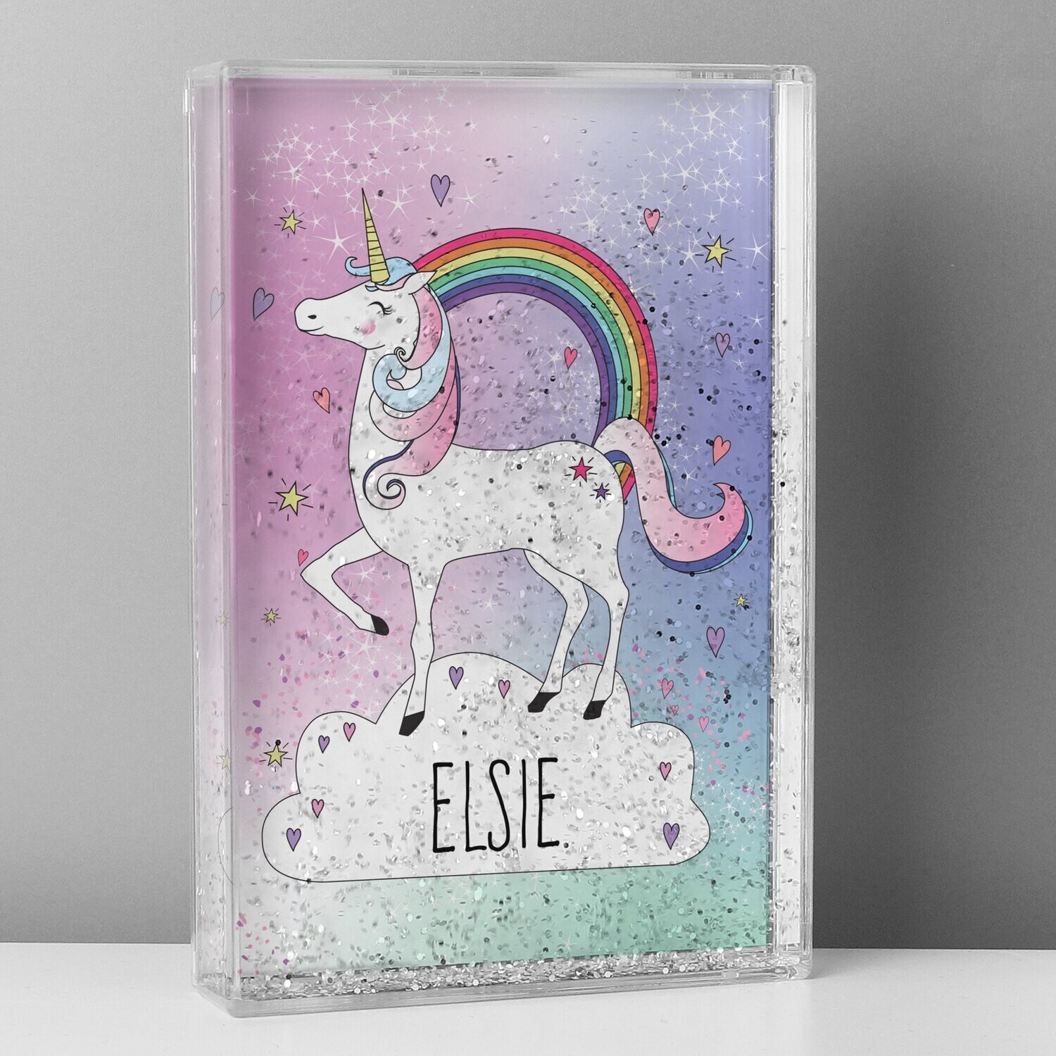 Personalised Unicorn Glitter Shaker