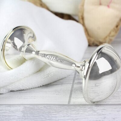 Personalised Baby Rattle