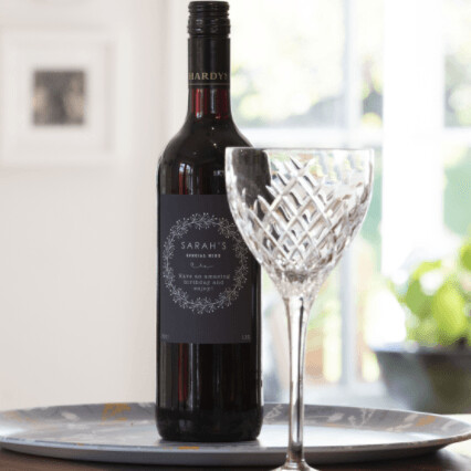 Personalised Wreath  Wine