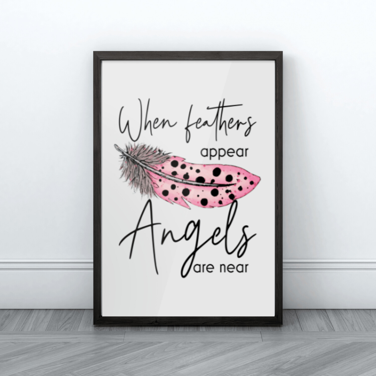 When Feathers appear (2) Framed Print