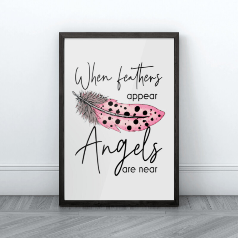When Feathers appear (2) Framed Print