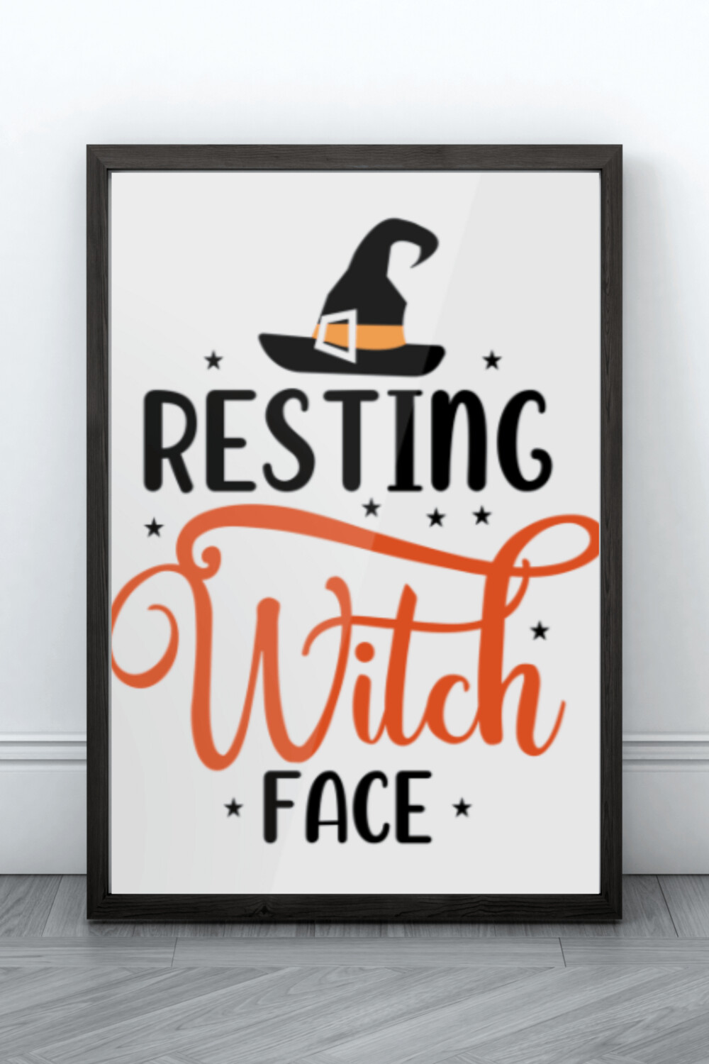 Resting Witch Face - Framed Print