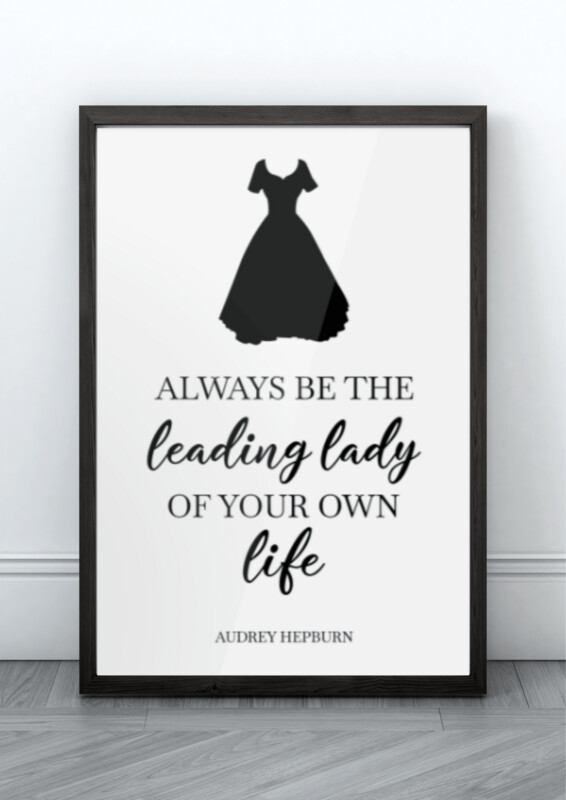 The leading lady -  Framed Print