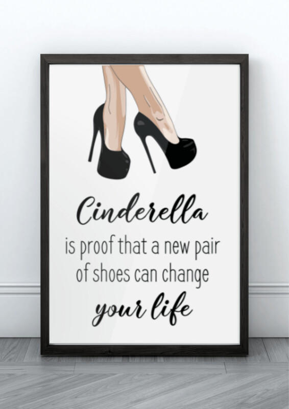 Cinderella is proof -  Framed Print