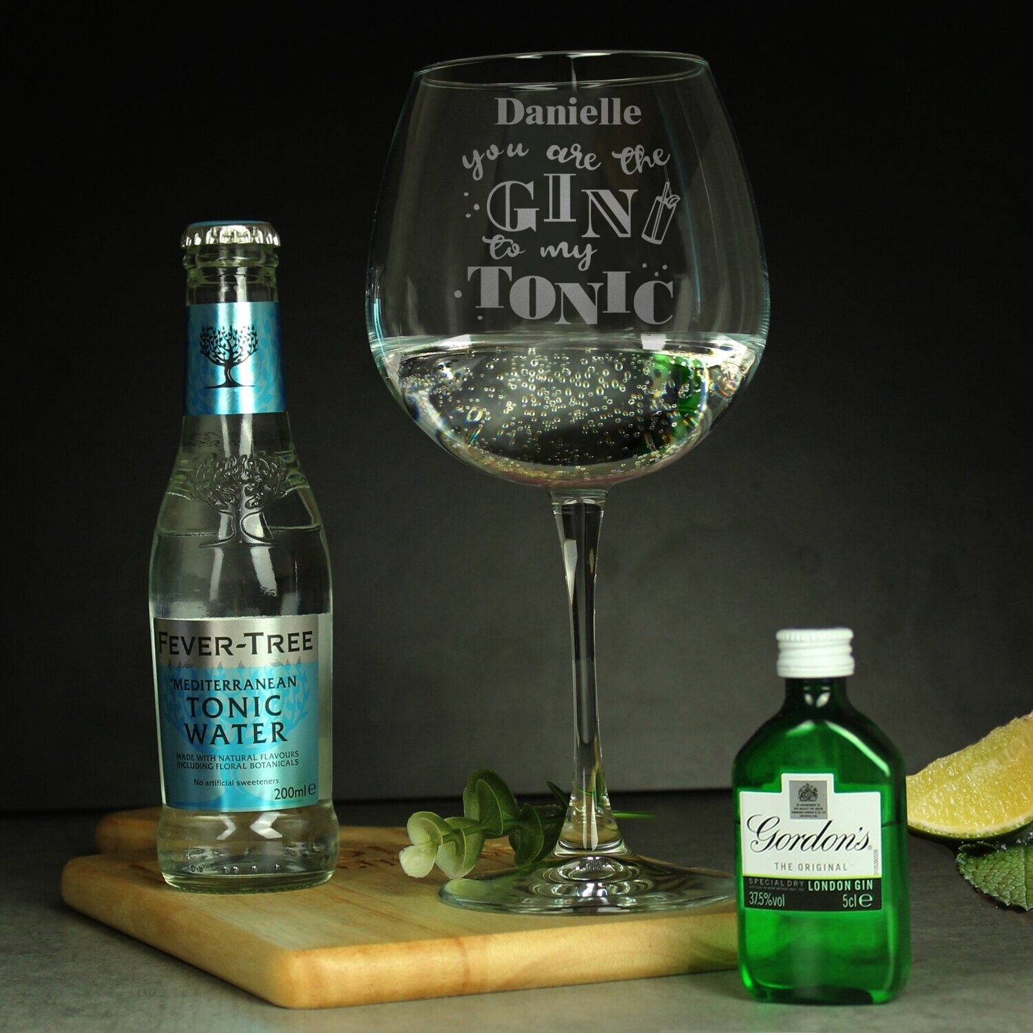 Personalised Gin To My Tonic Gin Set