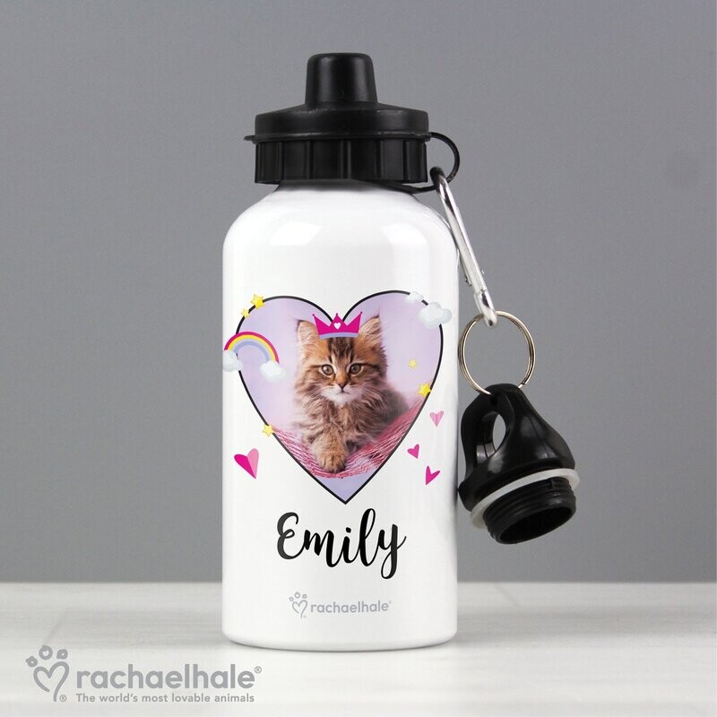 Personalised Rachael Hale Space Cat Drinks Bottle