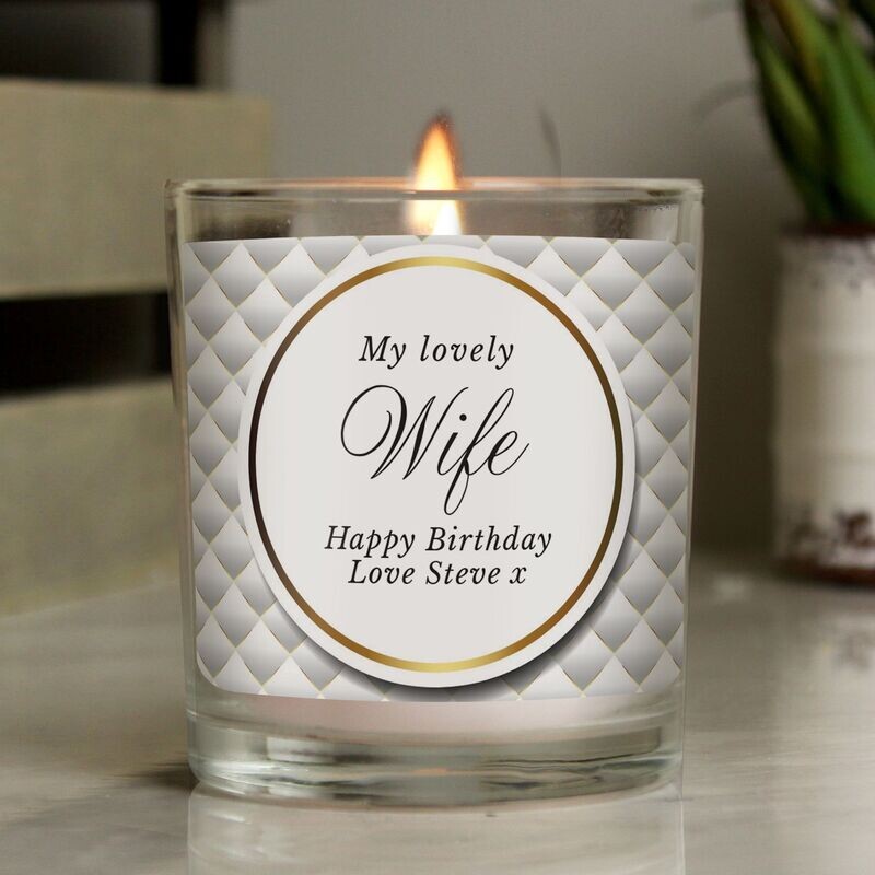 Personalised Opulent Jar Candle