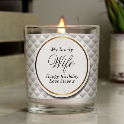 Personalised Opulent Jar Candle