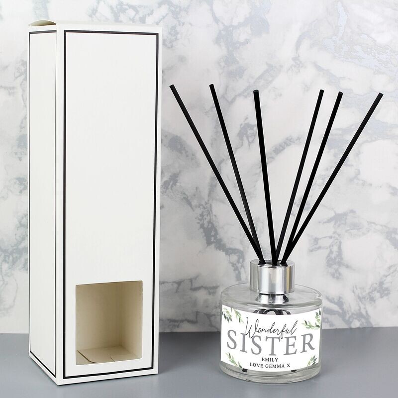 Personalised Botanical Reed Diffuser