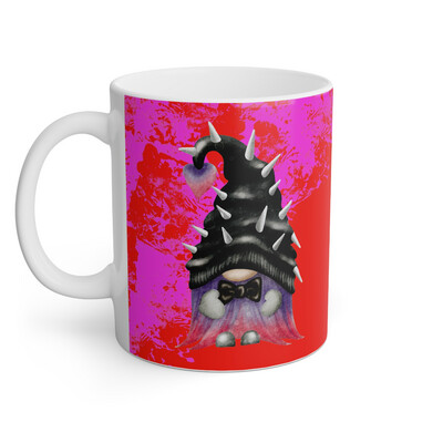 Gnome Bike Punk - Mug 11oz, Choose your Gnome: Gnome one