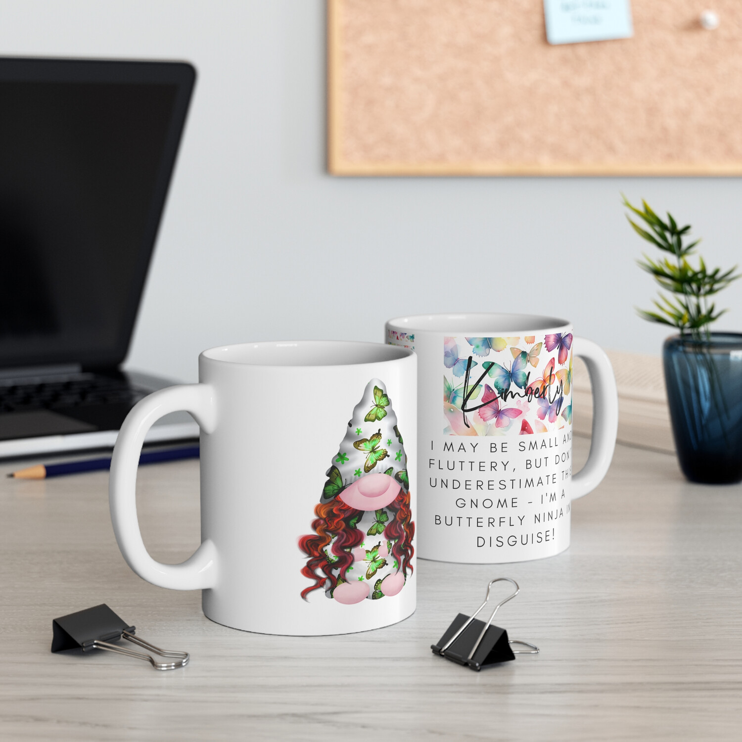 Butterfly Gnome Mug 11oz