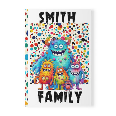 Monster Family Softcover Notebook, A5