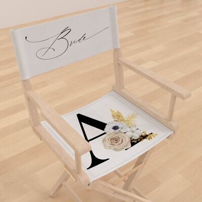 Personalised Bride Director’s chairs
