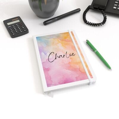 Pastel Vibes - Personalised Notebook