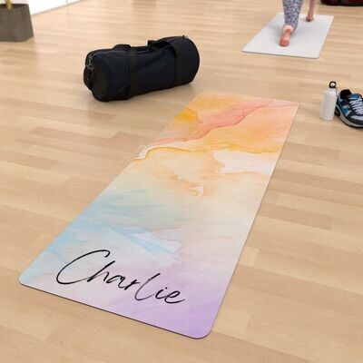 Pastel Vibes - Personalised Yoga Mat