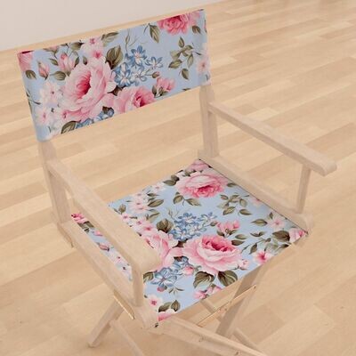 Shabby Chic Flowers Directors Chair