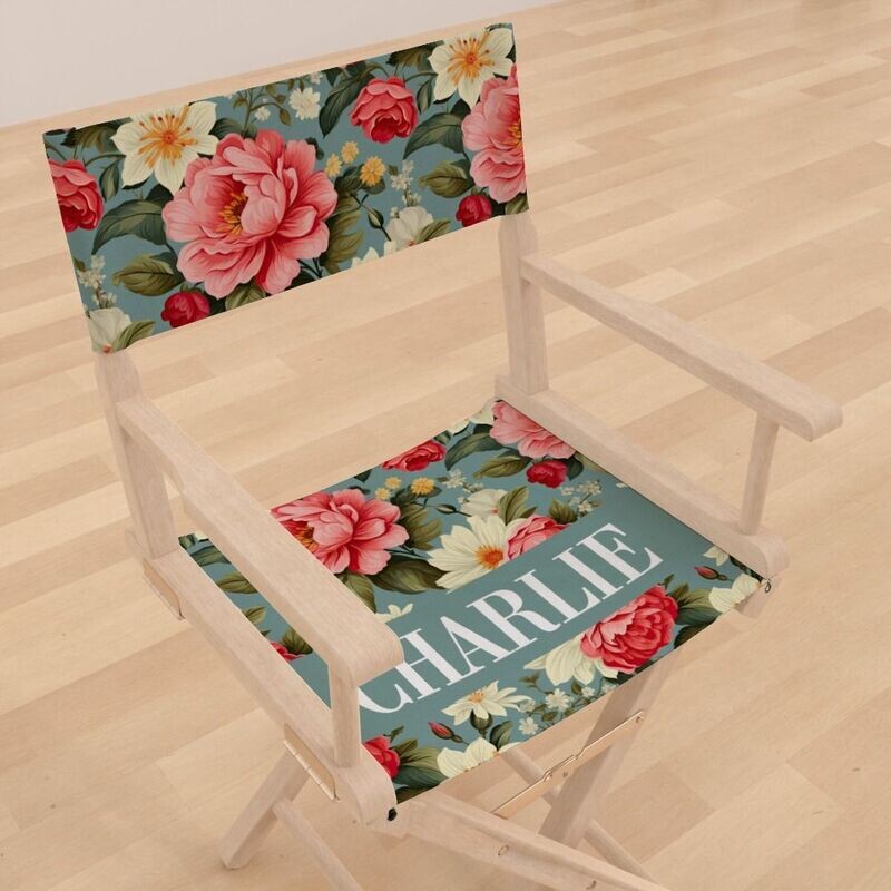 Nostalgic Blooms - Director Chair