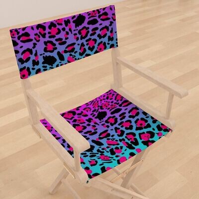 Wild Rainbow Leopard - Director’s chairs