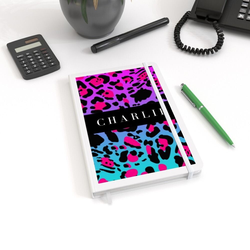 Wild Rainbow Leopard Notebook