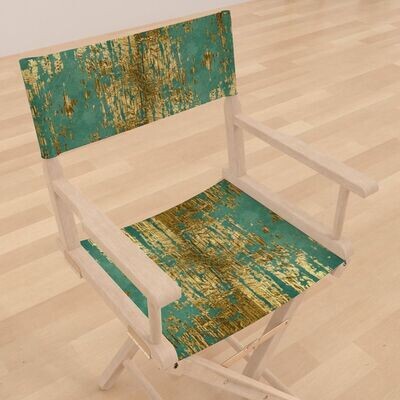 Distressed Teal Delight Collection - Director's chairs