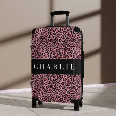 Glamorous Growl Collection - Personalised Medium Suitcase