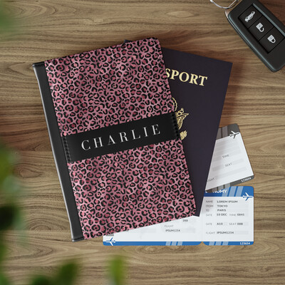 Glamorous Growl Collection - Personalised Passport Cover