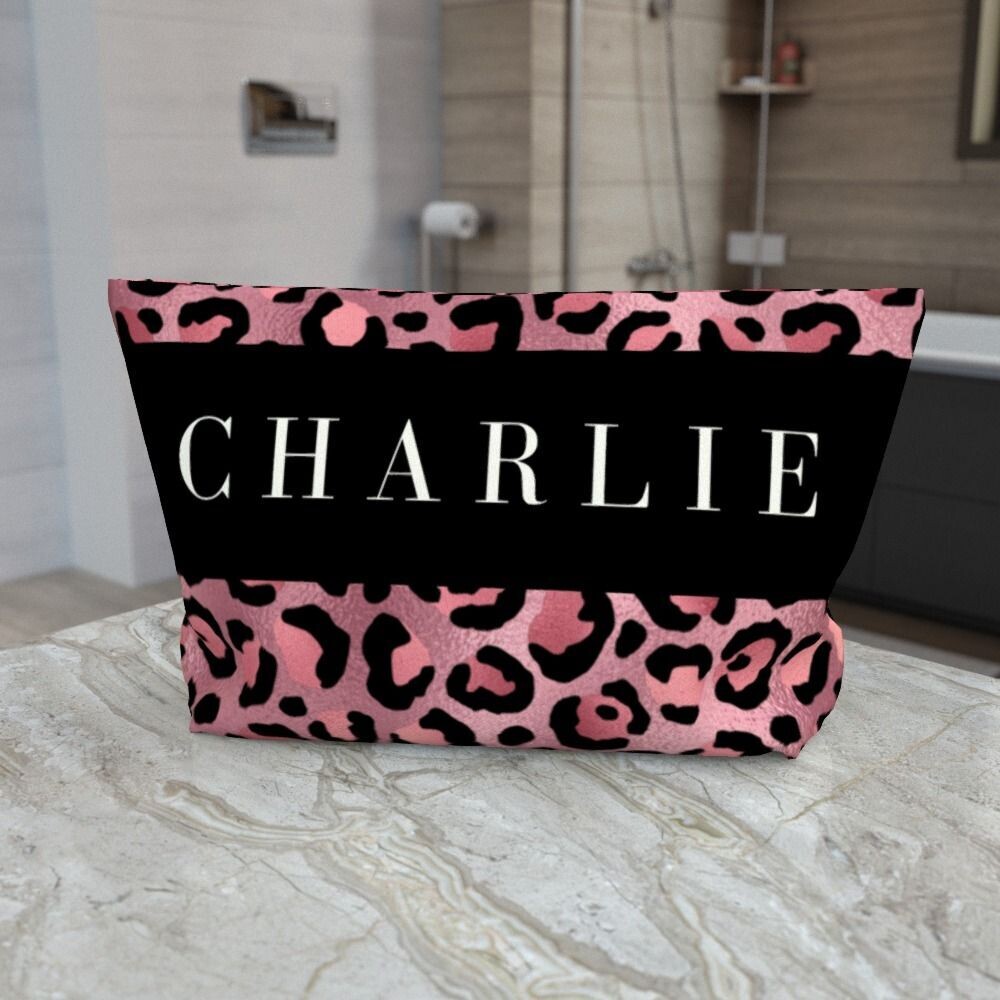 Glamorous Growl Collection- Personalised Wash bag