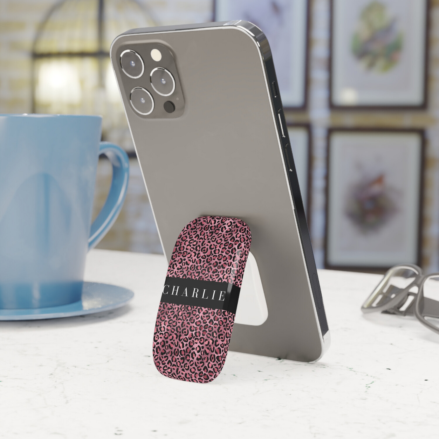 Glamorous Growl Collection- Personalised Phone Click-On Grip