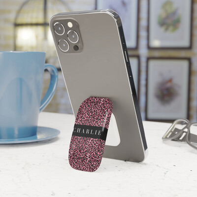 Glamorous Growl Collection- Personalised Phone Click-On Grip