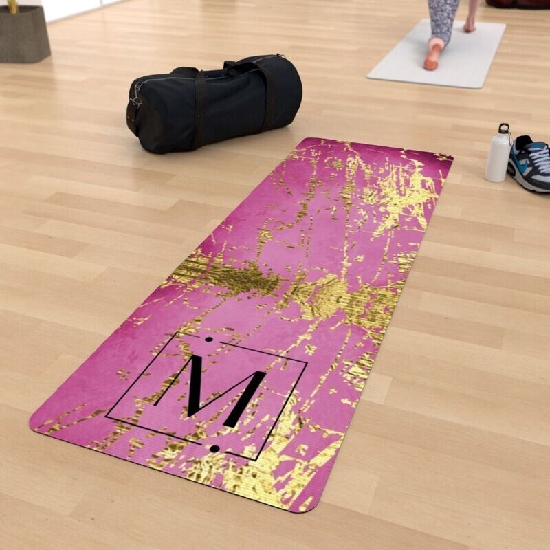 Pink Passion Distress - Yoga Mat