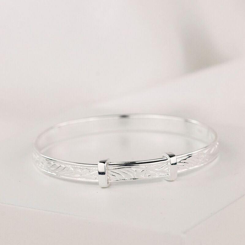 Sterling Silver Baby Bangle