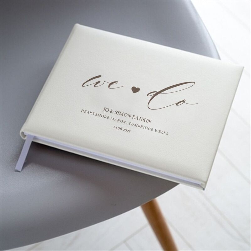 We Do Leather Guest Book