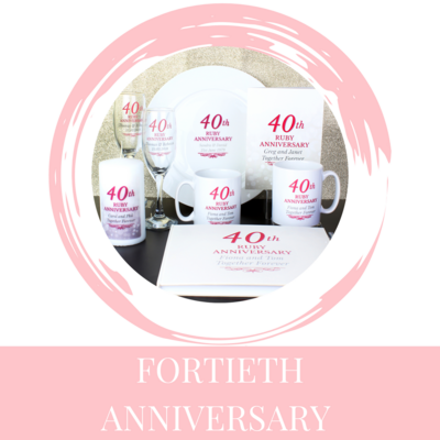 40th (Ruby) Anniversary Gifts