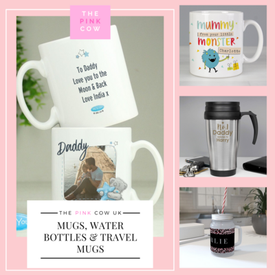 Mugs, Travel Mugs & Water bottle