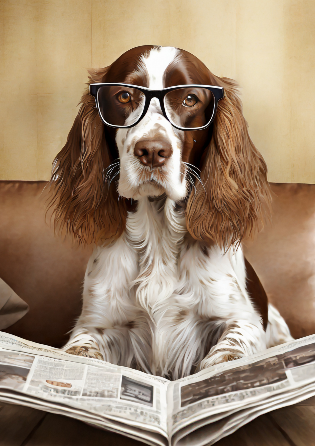 Springer Spaniel Digital Download Print  (AI generated)
