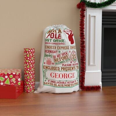 Christmas Sack - Do not open till 25th