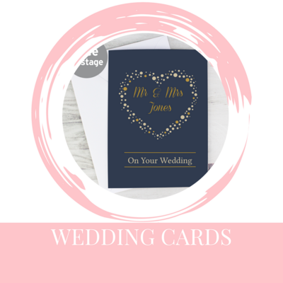 Pesonalised wedding cards