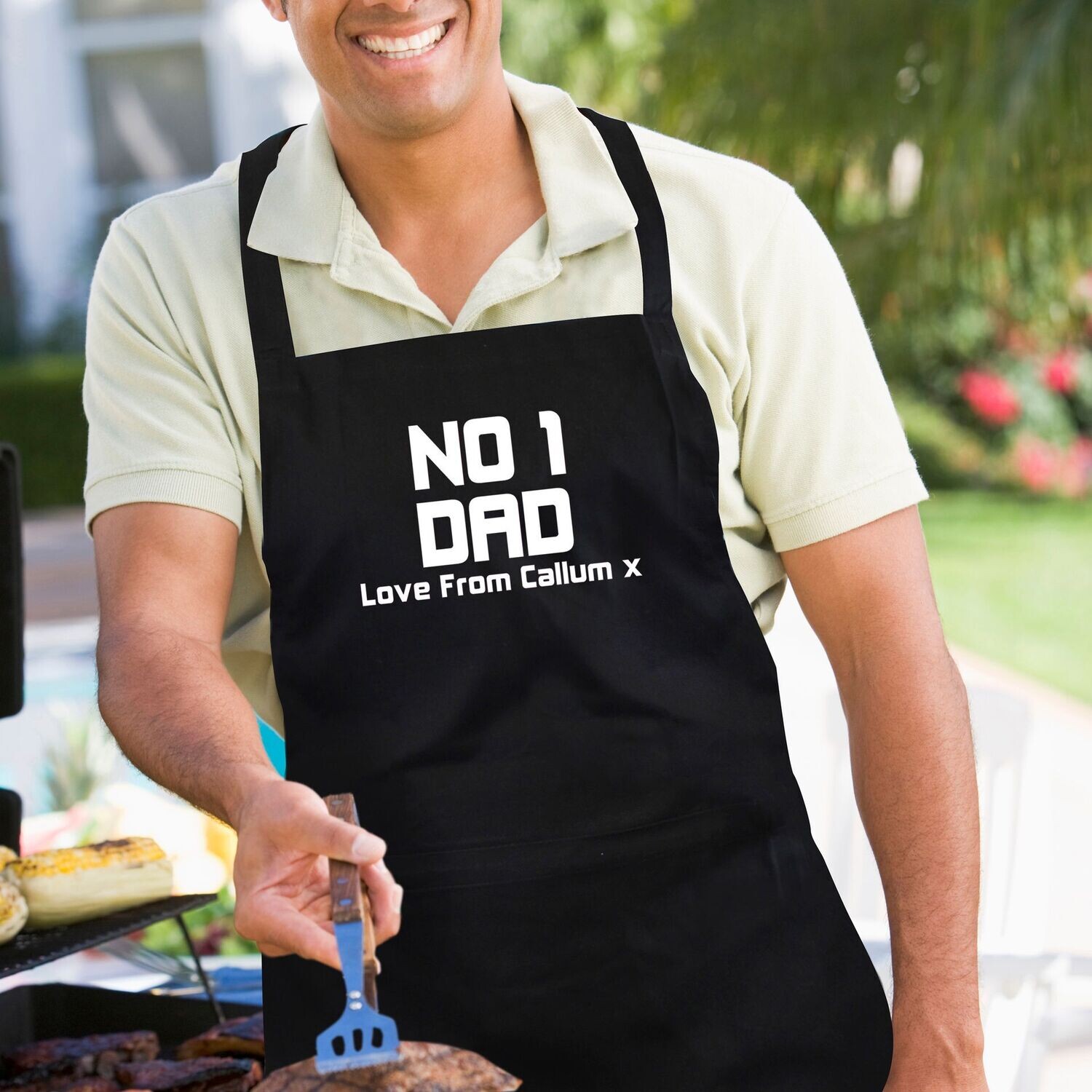 Personalised No1 Dad Apron
