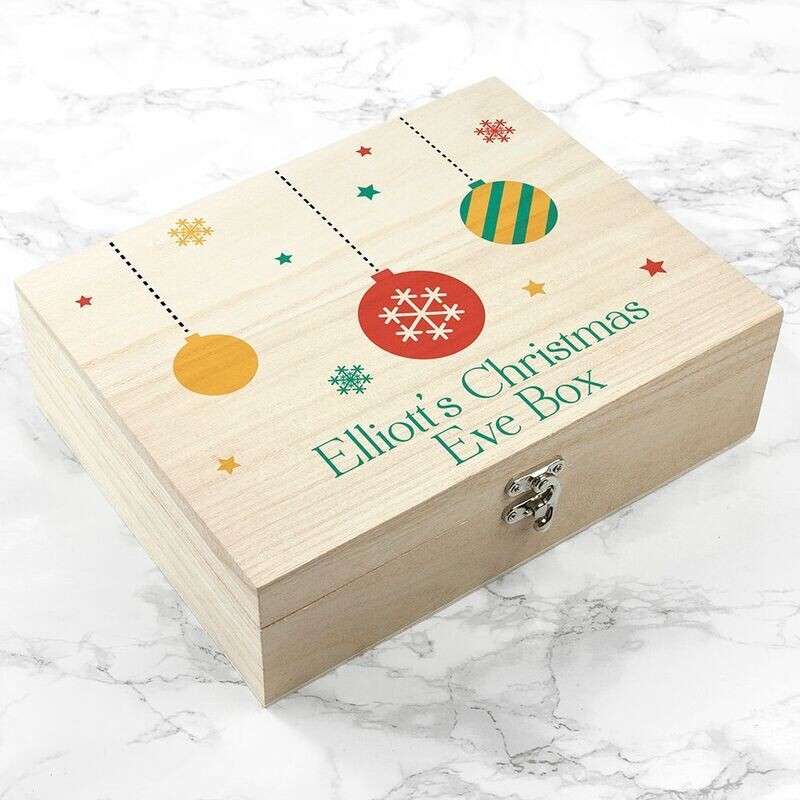 Personalised Bauble Christmas Eve Box