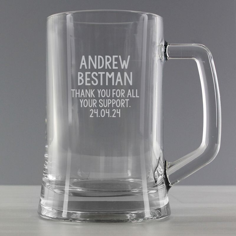 Personalised Free Text Pint Stern Tankard (2)