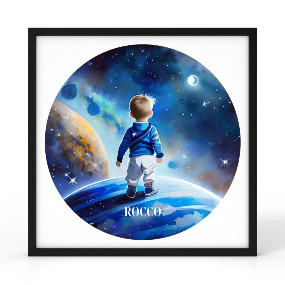 Personalised Boy On Moon (1)