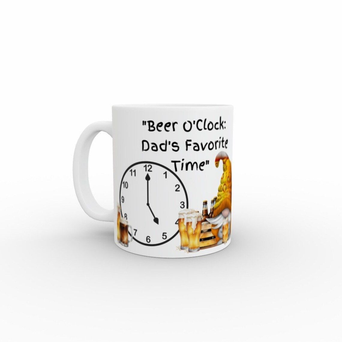 Beer O clock : Dads favourite time - Personalised Mug