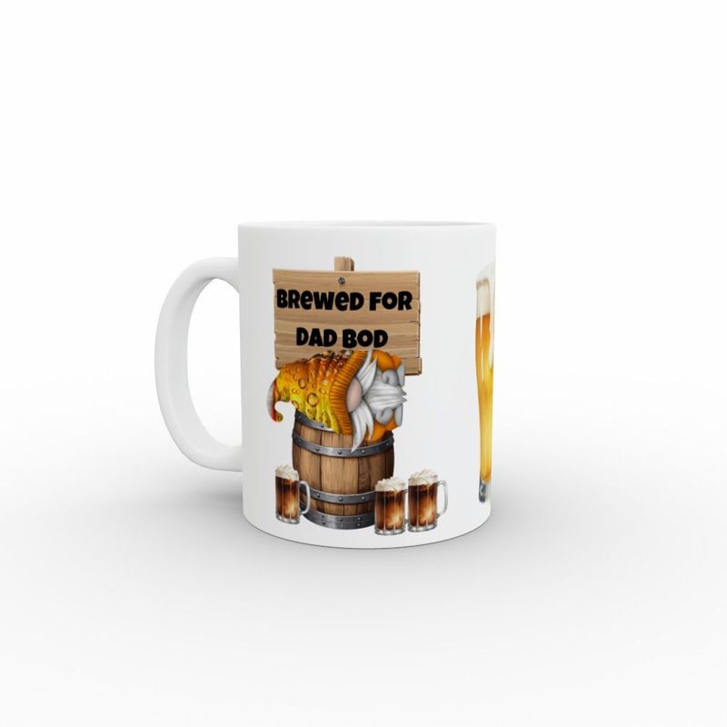 Brewed for Dad Bod" Personalized Mug