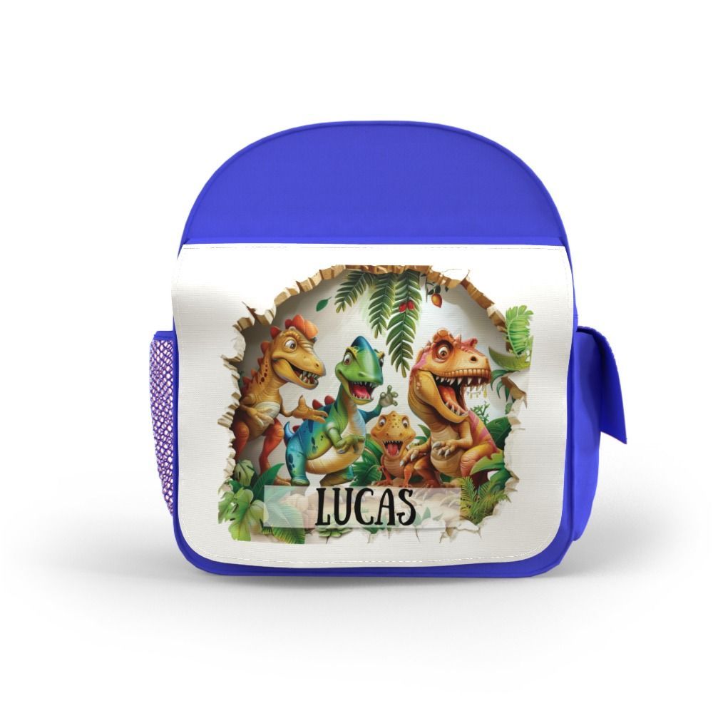 Personalised 3D Dino Kids Backpack