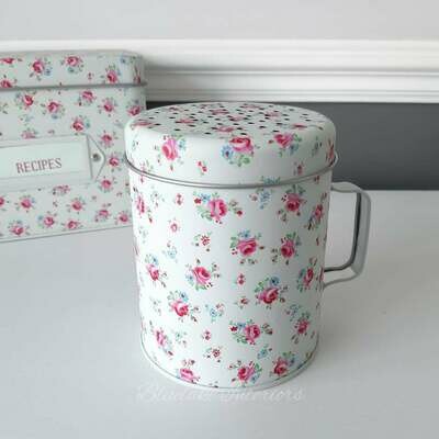Ditsy Rose Floral Design Flour Shaker