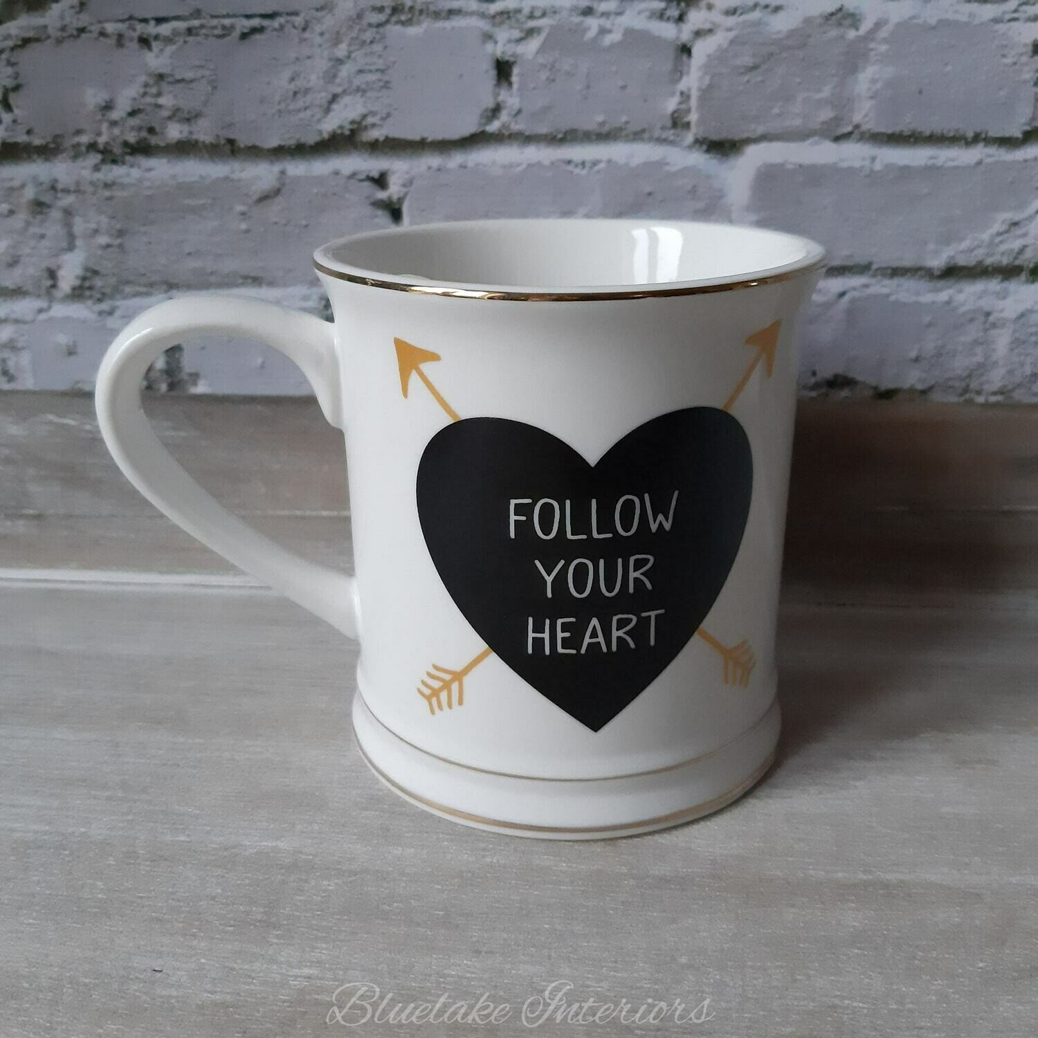 Follow Your Heart White Mug
