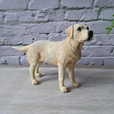 Yellow Labrador Retriever Standing Dog Ornament Gift Boxed by Leonardo