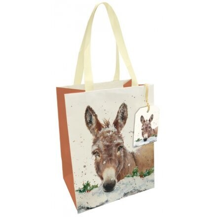 Gorgeous Bree Merryn Dana The Donkey Medium Christmas Gift Bag