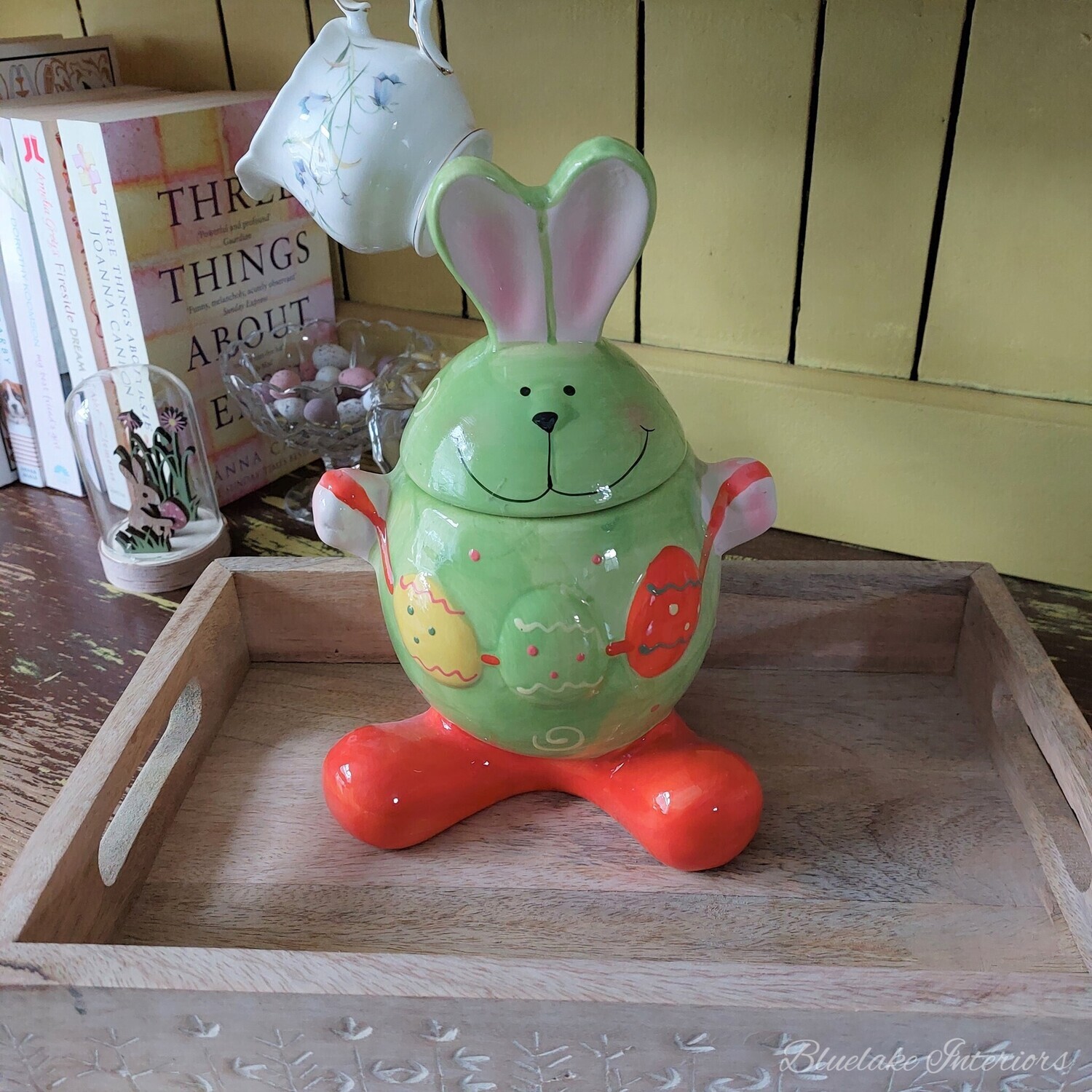 Easter Bunny Ceramic Storage Pot