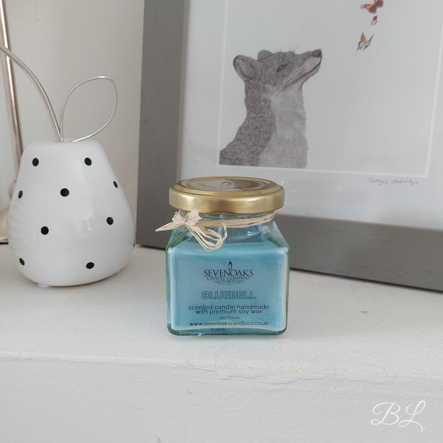 Bluebell Scented Handmade Soy Candle Home Fragrance Small